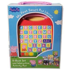 Peppa Pig: My First Smart Pad Library 8-Book Set and Interactive Activity Pad So